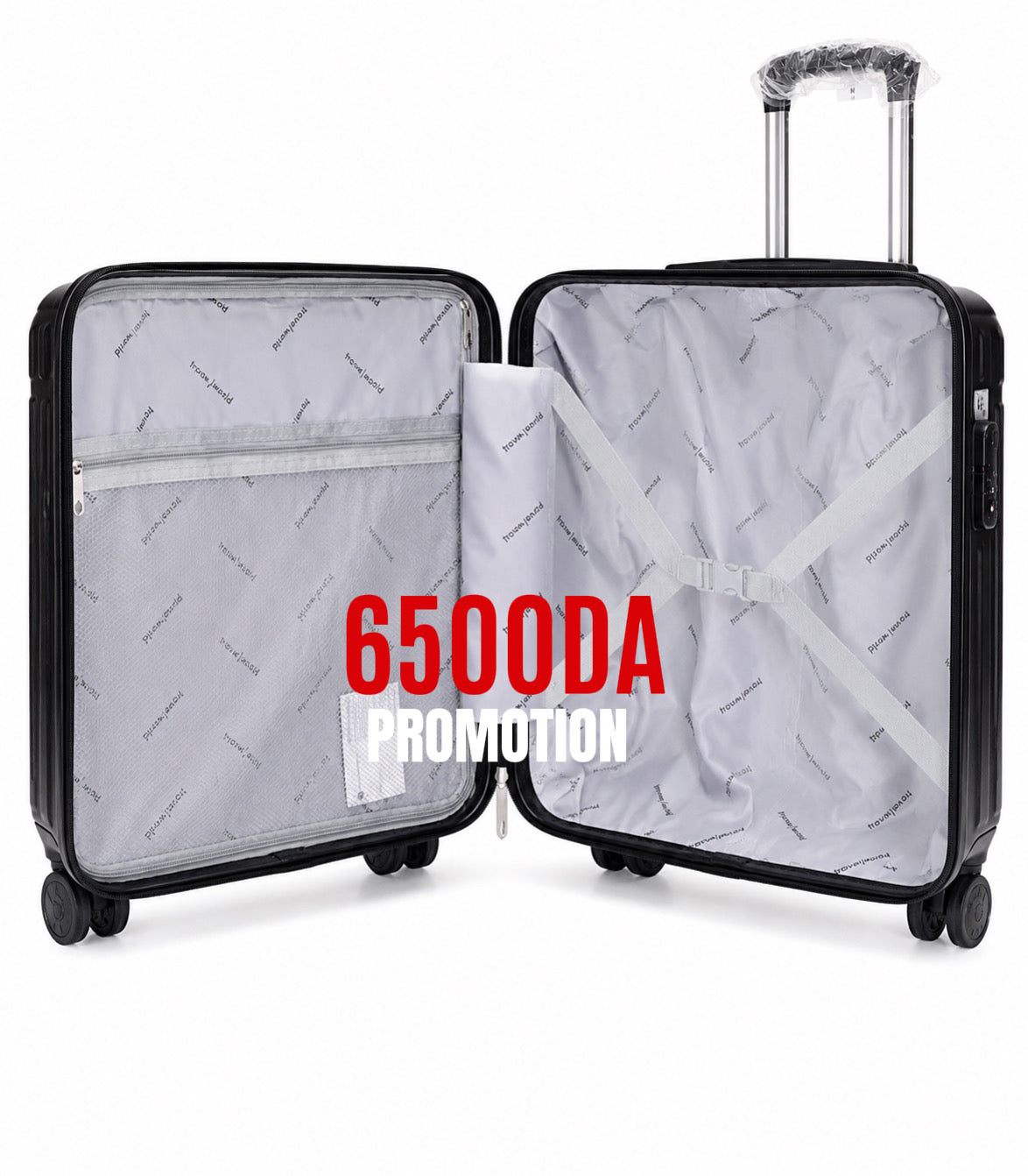 PILOTE CASE TRAVEL-WORLD CABINE NOIR