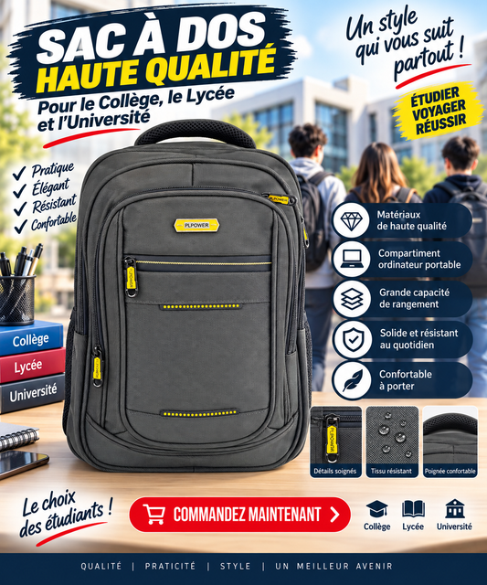 Sac à dos porte pc 2601-11 marron