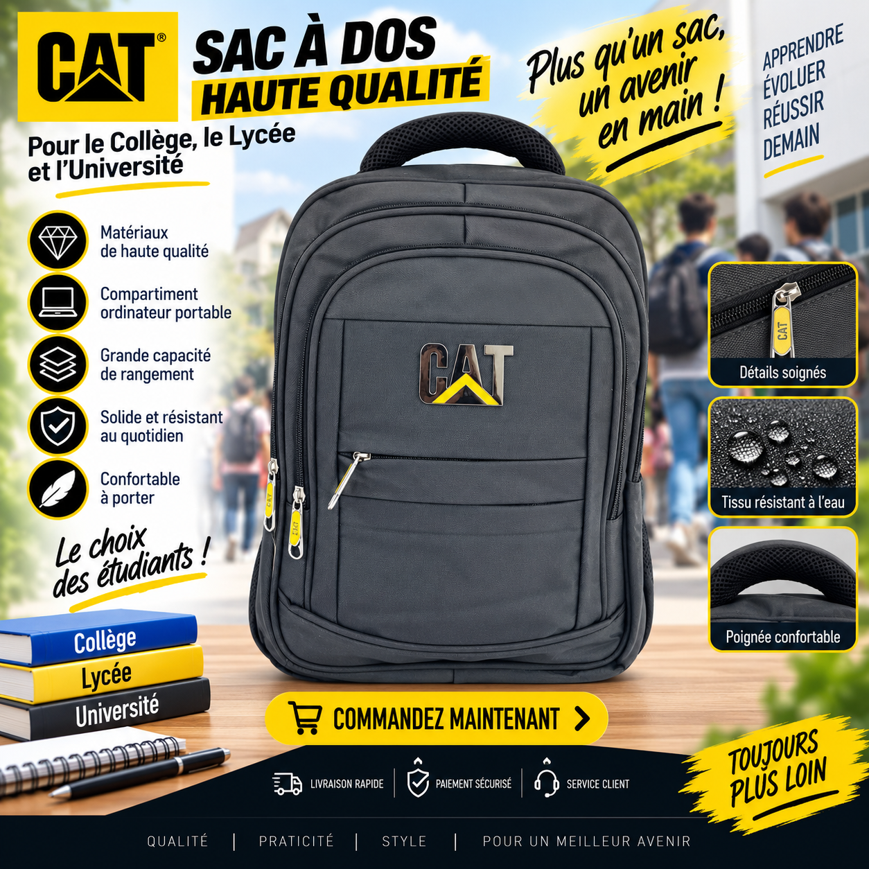 Sac à dos porte pc 2601-17