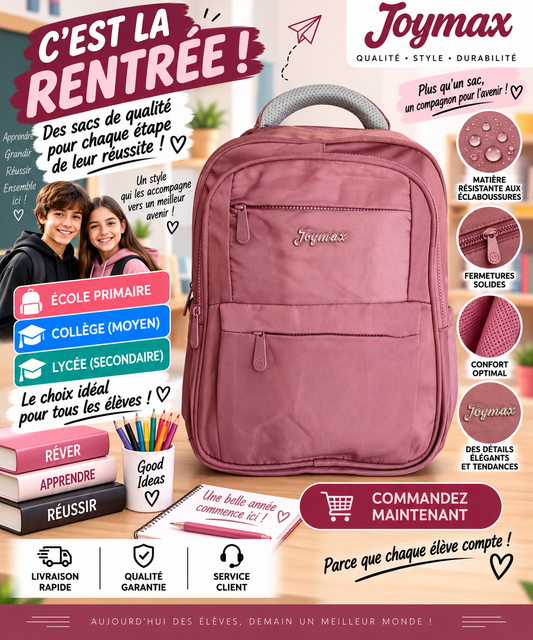 Sac à dos PRIM MOY LYCÉ 2601-2 rose