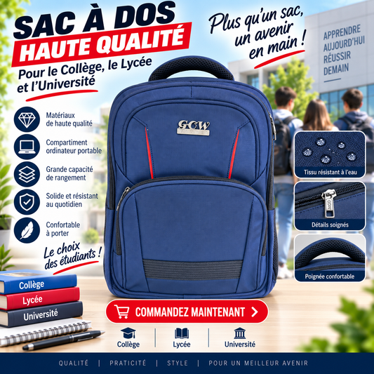Sac à dos porte pc 2601-4 bleu
