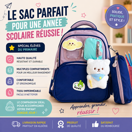 Sac à dos PRIM MOY LYCÉ 2925-14 bleu rose