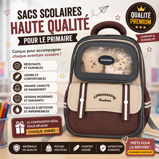 Sac à dos PRIM MOY LYCÉ 7001 marron gris