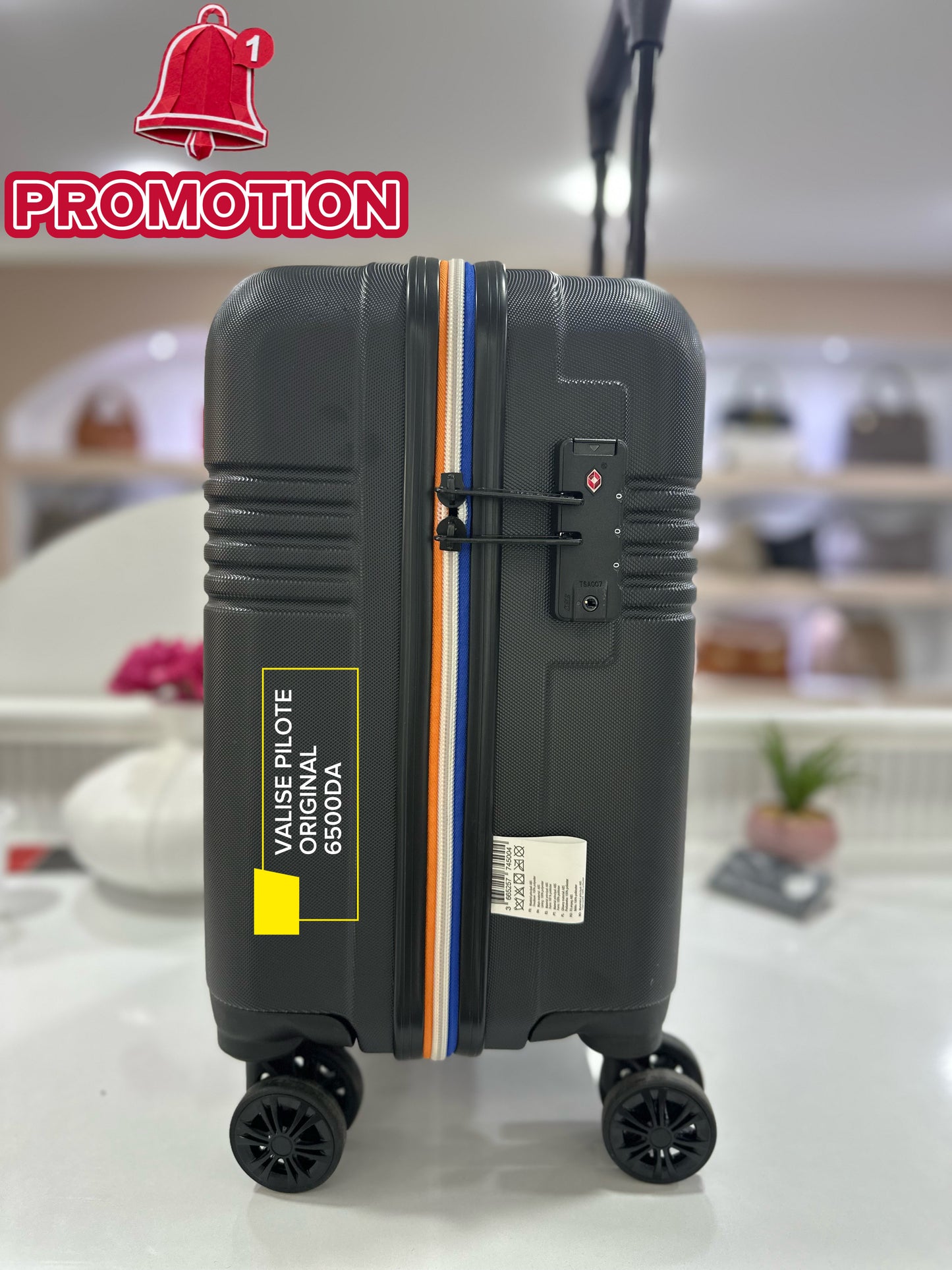 AIRPORT valise pilote original 7kg noir