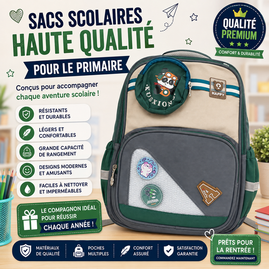 Sac à dos PRIM MOY LYCÉ 8003 gris beige