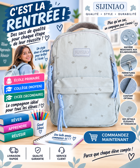 Sac à dos PRIM MOY LYCÉ 9302 bleu ciel