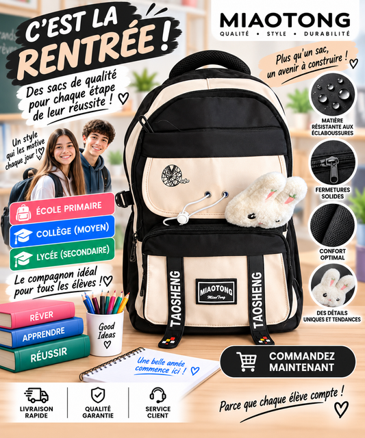 Sac à dos PRIM MOY LYCÉ 9792 noir
