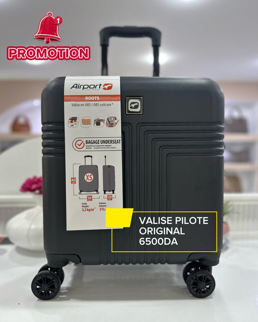 AIRPORT valise pilote original 7kg noir