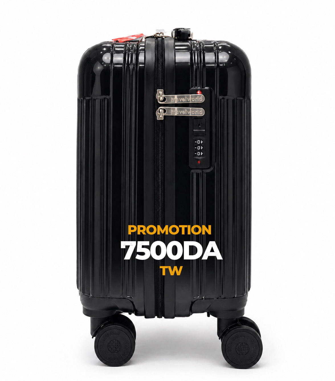 PILOTE CASE TRAVEL-WORLD CABINE NOIR