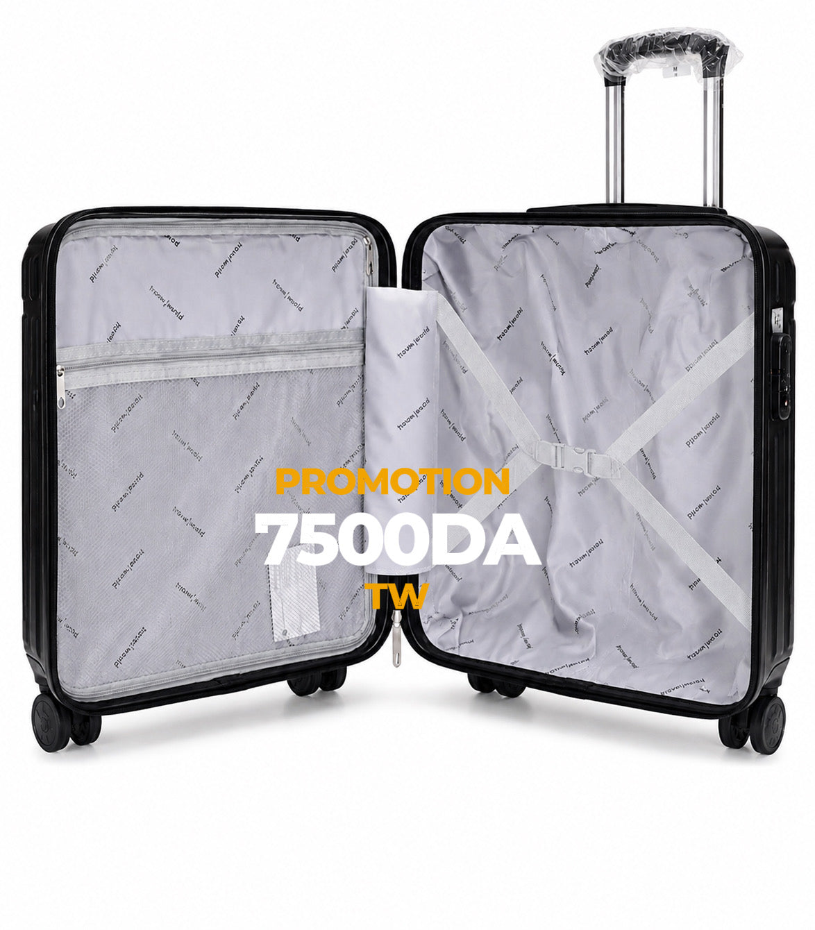PILOTE CASE TRAVEL-WORLD CABINE NOIR