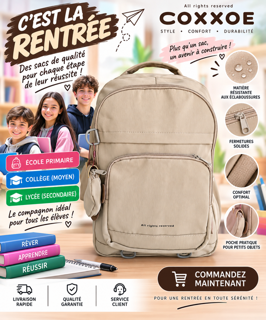 Sac à dos PRIM MOY LYCÉ S 472 marron